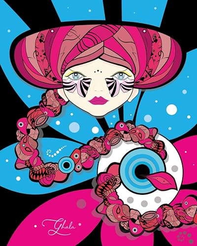 GHALA NOTEBOOKS Original design notebook, white and lined paper, 100 Pages, 8x10 inches.