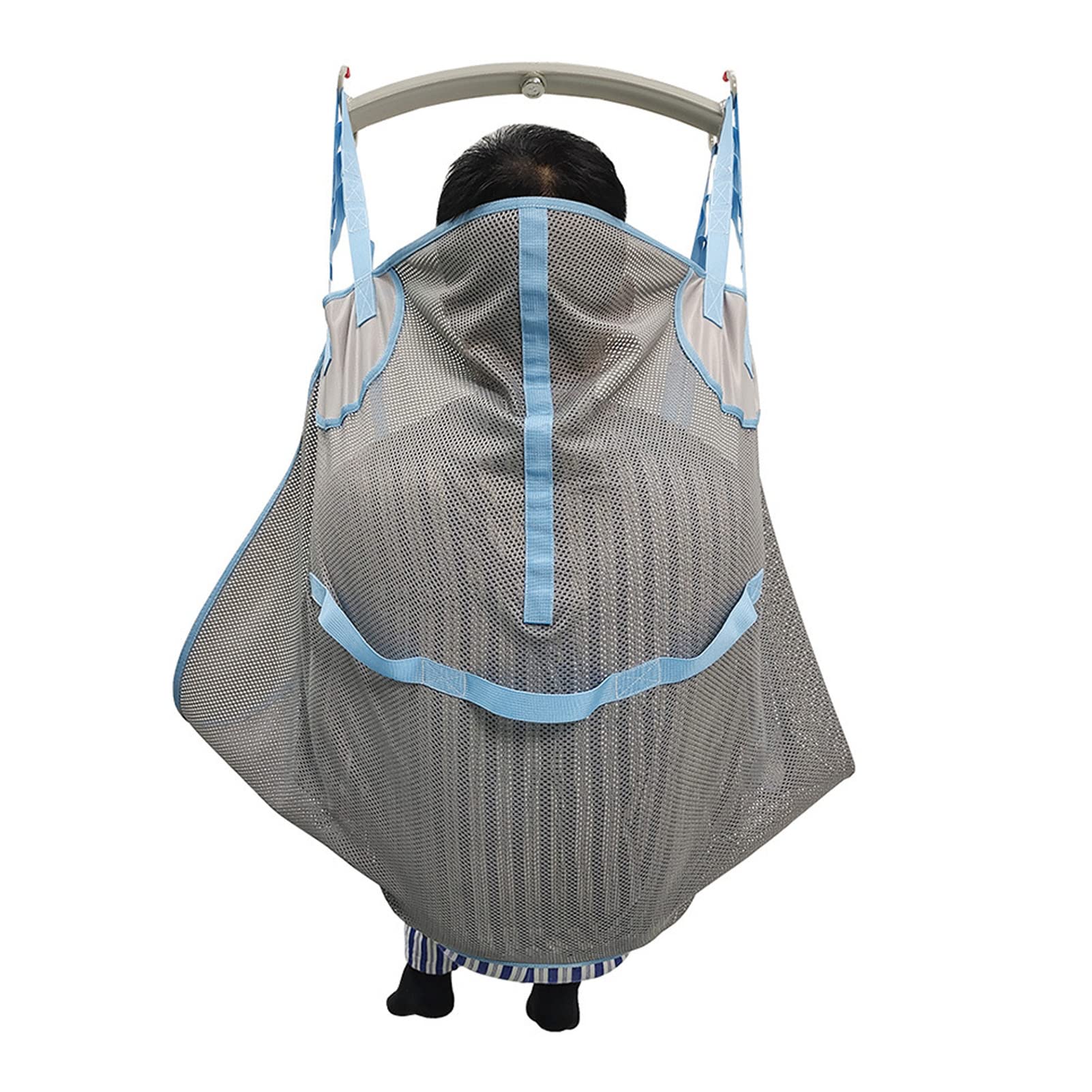 Eslinga de Transferencia de Pacientes, 230 Kg de Capacidad Transpirable, 4 Posiciones, Eslinga de Elevación de Pacientes con Direccional para Hospital (L)