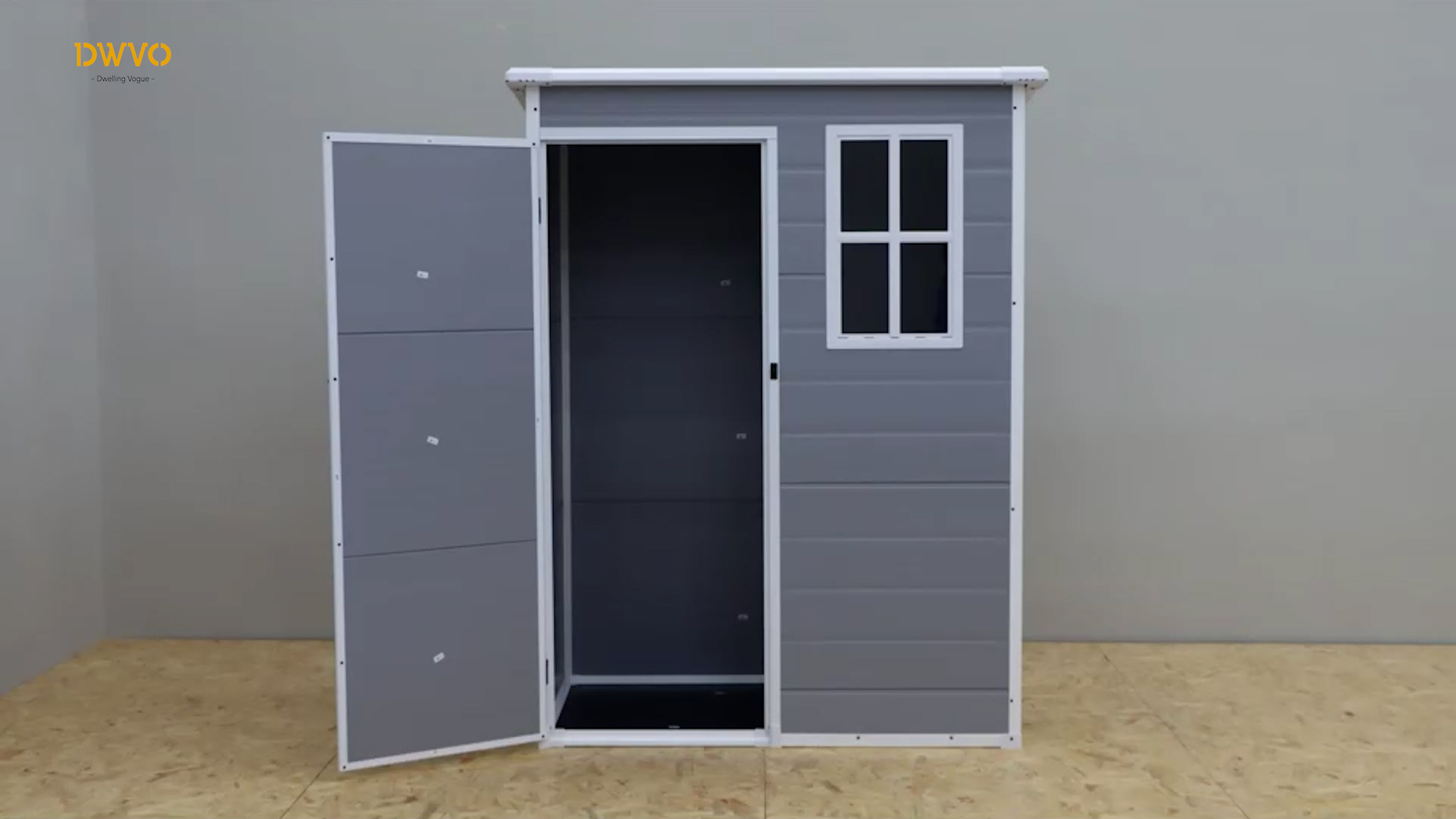 Amazon.com : DWVO 5x3 FT Outdoor Storage Shed with Reinforced
