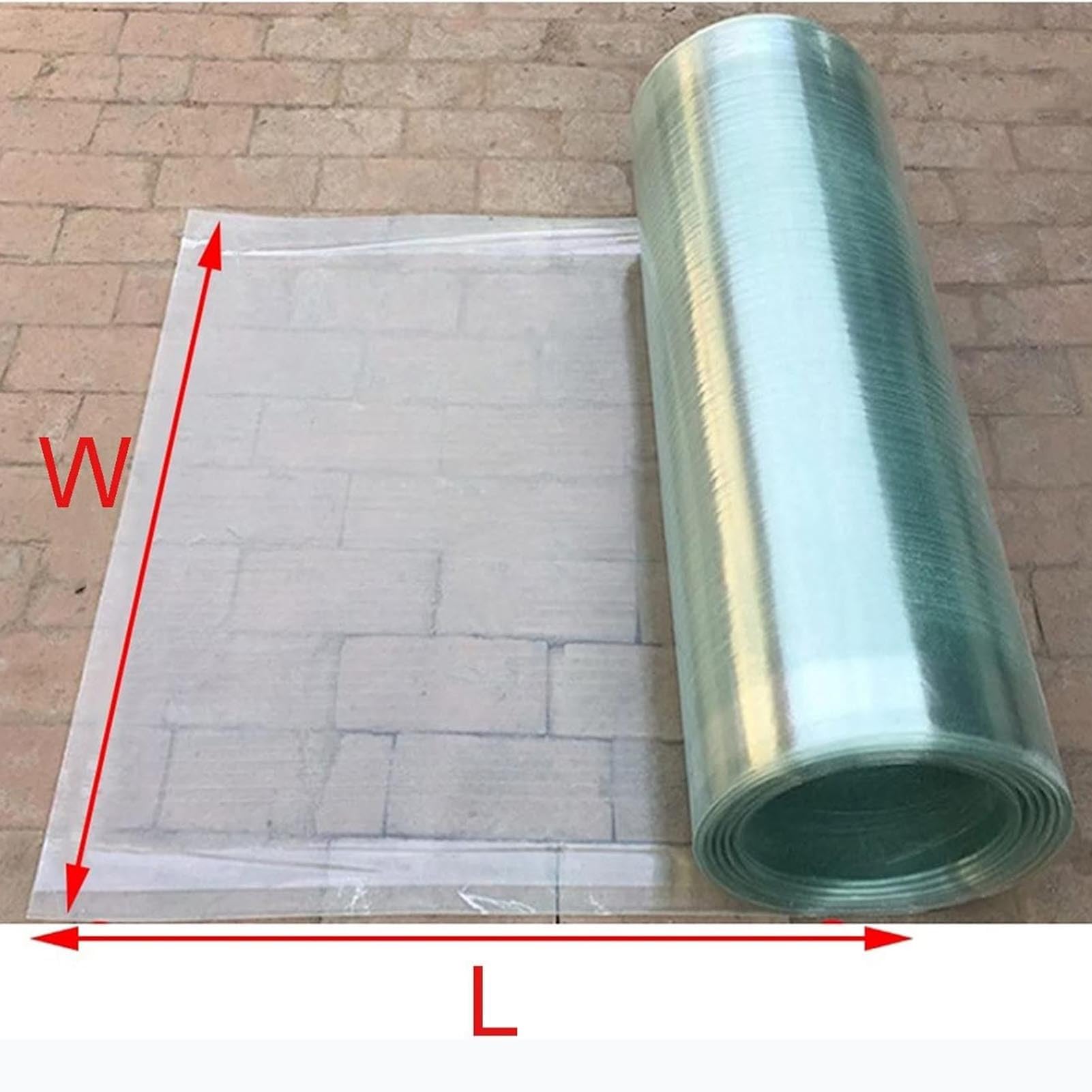 Płyta dachowa z poliwęglanu z ochroną przed promieniowaniem UV, grubość 0,8 mm, solidny panel do szklarni i szop, możliwość personalizacji, 1,2 m x 9 m