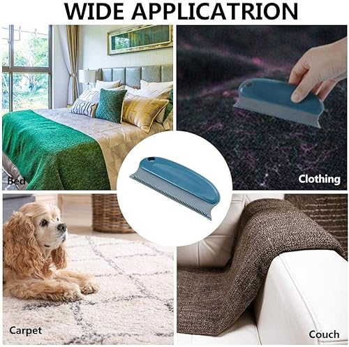 Miniatura 3 de Cepillo removedor de pelo de mascotas, peine de aseo para mascotas, cepillo removedor de pelusas para perros y gatos, cepillo para peluquería,