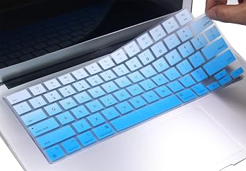 Keyboard Cover Compatible for MacBook Neo 13, 2026-2021 MacBook Pro 14/16 M5/M4/M3/M2/M1 A3426 A3427 A3428 A3429 A3403, 2026-2022 MacBook Air 13.6 & 15 inch M5 M4 M3 M2 A3448 A3449 Ombre Blue
