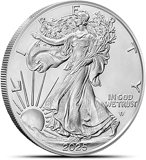 2025 - American Silver Eagle .999 Fine Silver with our Smyrnacoin Certificate of Authenticity Dollar Uncirculated US Mint