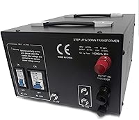 Vista 11 de LiteFuze Serie LT Transformador Convertidor de Voltaje Step Up/Down de 2000 Vatios - 110 V a 220 V / 220 V a 110 V Convertidor de Potencia - Cable