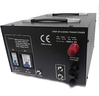 LiteFuze 20,000 Watt Heavy Duty Voltage Converter Transformer - Step Down 240/220/120/110 - Hardwired to The Main Circuit - Full House Conversion- LT-20000