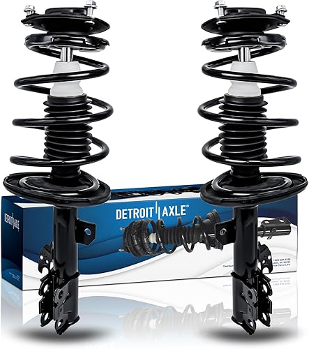 Miniatura 11 de Detroit Axle - Par de puntales traseros para Hyundai Accent 2000-2005, 2 puntales listos con montaje de resorte helicoidal 2001 2002 2003 2004