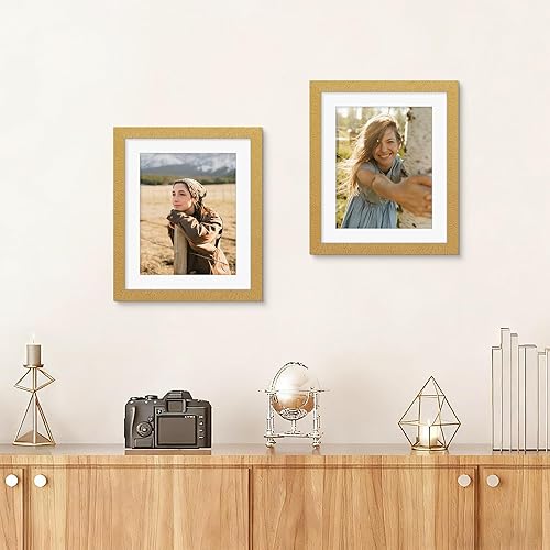 Miniatura 552 de Picrit - Juego de 12 portarretratos de 5 x 7 pulgadas para colgar en la pared o exhibir sobre una mesa, para fotos de 4 x 6 con paspartú o 5 x 7