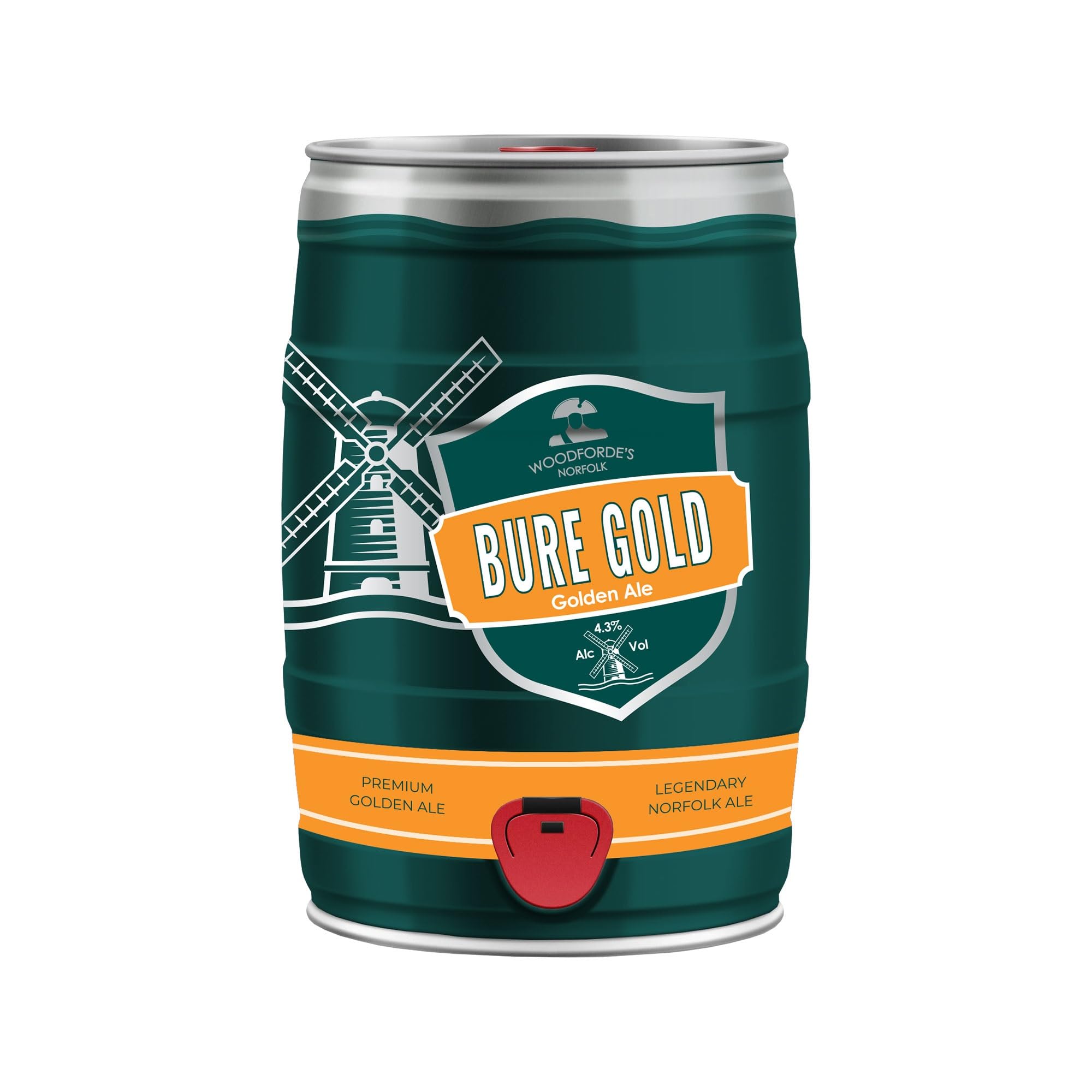 Woodforde's Bure Gold 5 Litre Mini Keg