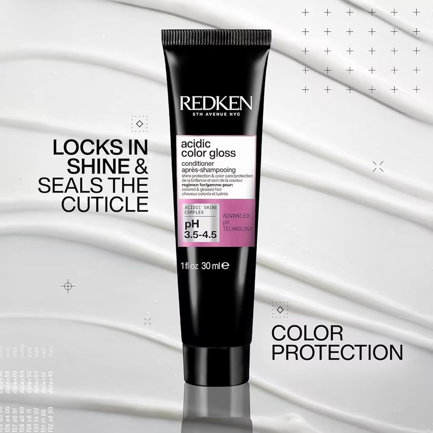 Redken Acidic Color Gloss Shine Mini Kit – Sulfate-Free Shampoo, Conditioner & Heat Protect Leave In Treatment for Hair Shine & Vibrant Color, Travel Size - Image 3