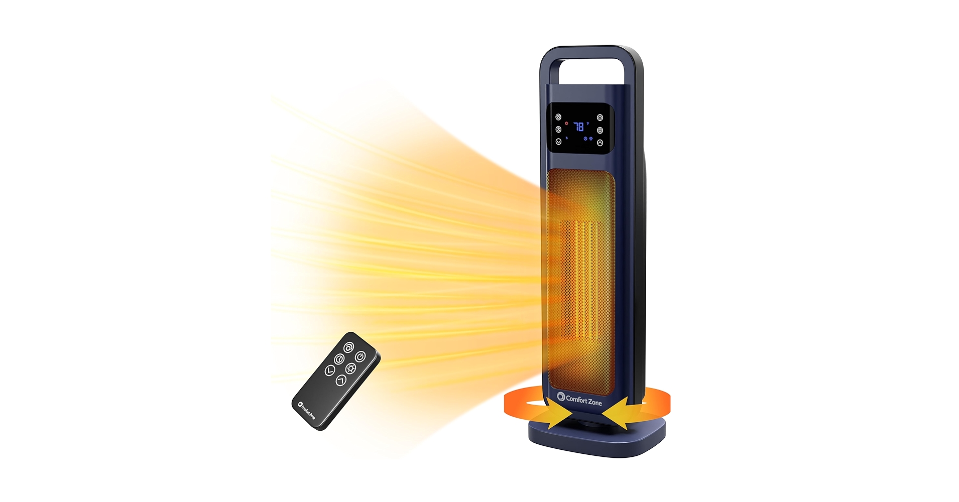 Amazon.com: Comfort Zone 26-Inch 1500W Tower Space Heater