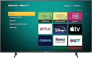 Hisense 55U6KR-55 Inch 4K ULED Roku Smart TV with Quantum Dot Technology