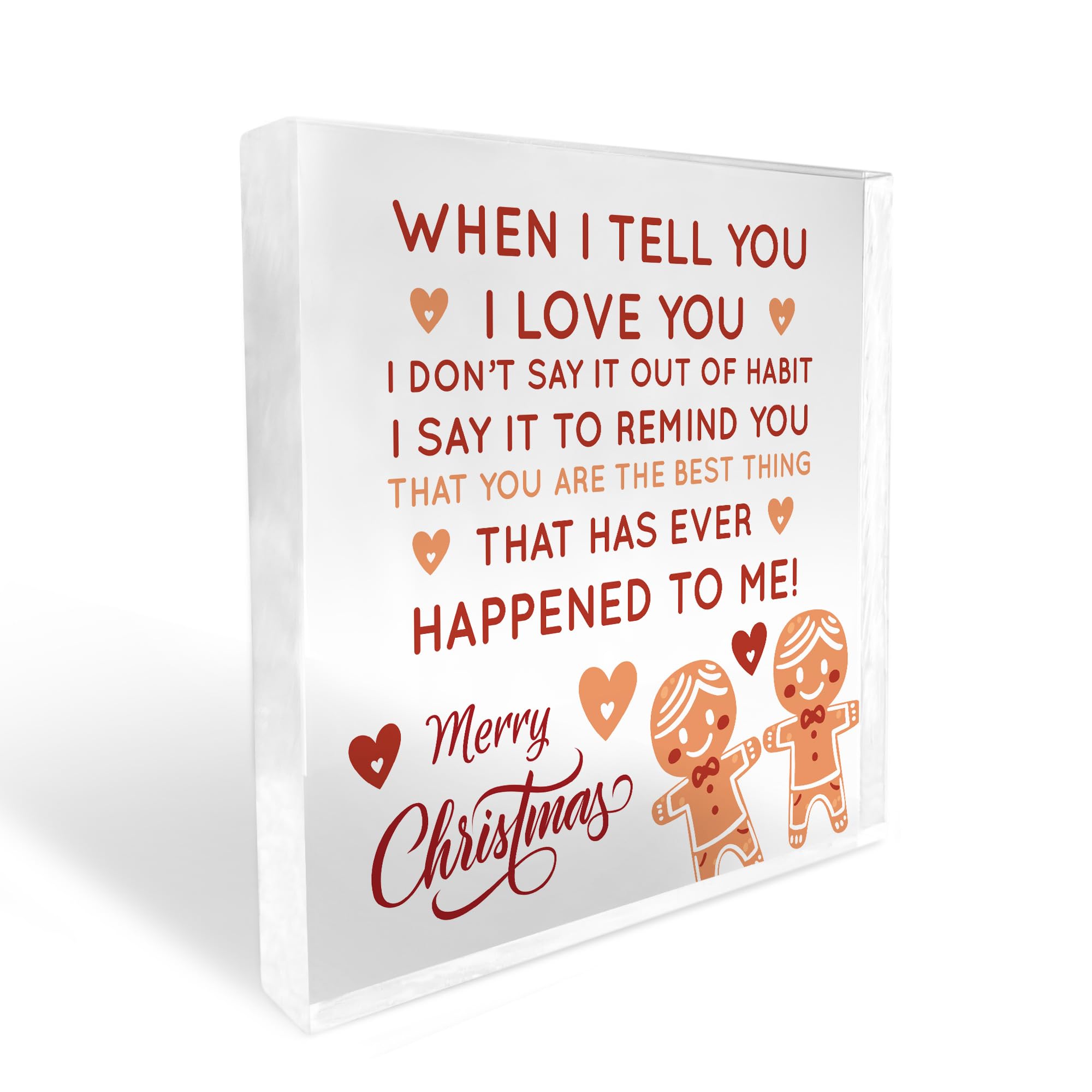 Red Ocean For Boyfriend Girlfriend Husband Wife Acrylic Block Gift For Him Her Love Gifts Couple Gift