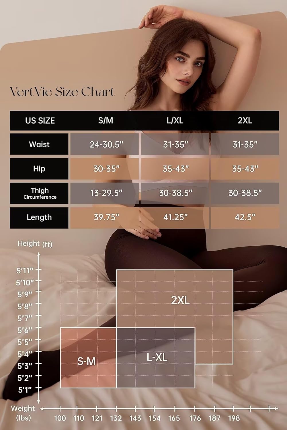 Vertvie 2 Pairs Fleece Lined Tights Women Crotch One Seam Line Warm Sheer Pantyhose Fake Translucent Thermal Thick Leggings - Image 6