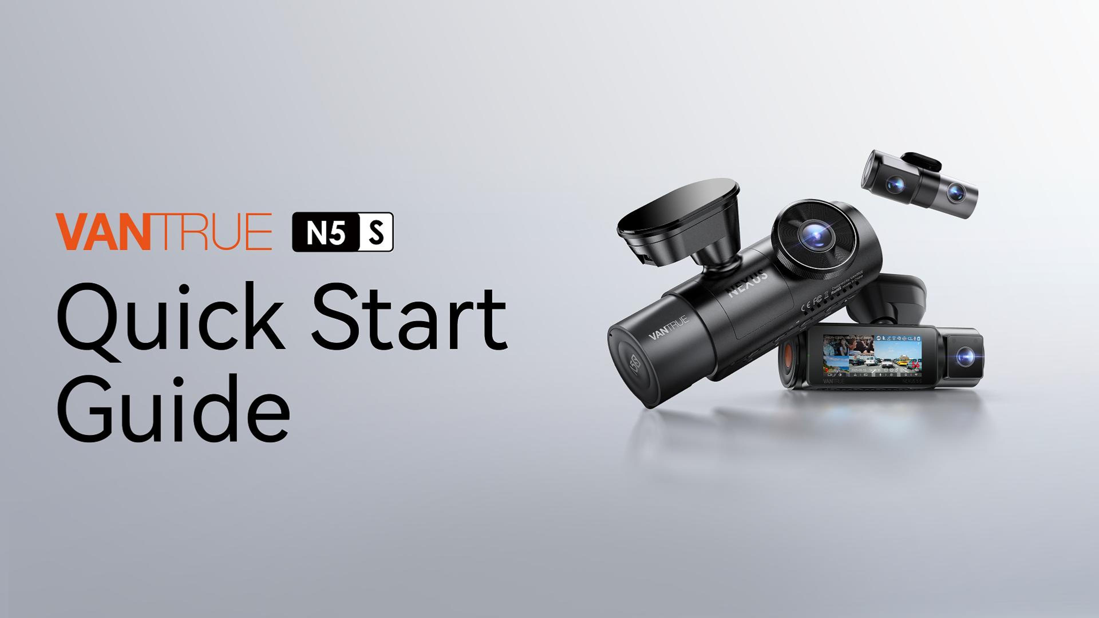 Watch Quick Start Guide for Vantrue N5S on Amazon Live