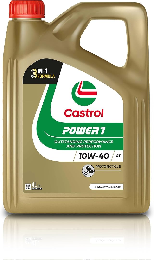 Castrol POWER1 4T 10W-40 Motoröl, 4L