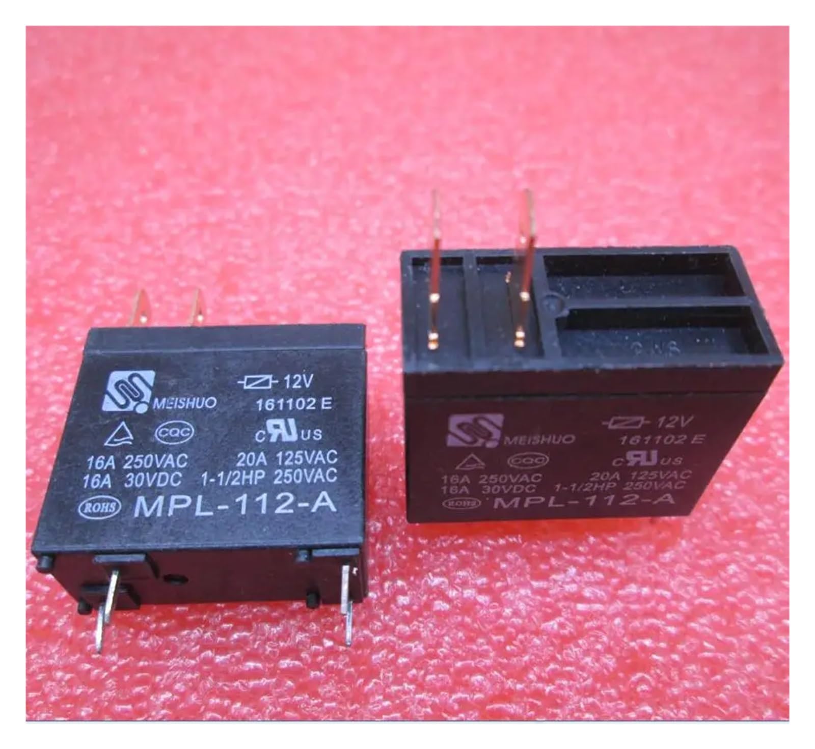 Jfqowcmp One Color Relay Mpl-112-A 12V Mpl-112-A-12V Omif-S-112Lm Mpl112a Mpl112a-12V 12Vdc Dc12v 16A 250Vac 4Pin 10Pcs/Lot