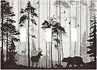 Vista 29 de Cubiertas de salida iridiscentes abstractas coloridas nubes dúplex de 1 cuadrilla, placa de cubierta de interruptor de luz arco iris, placas