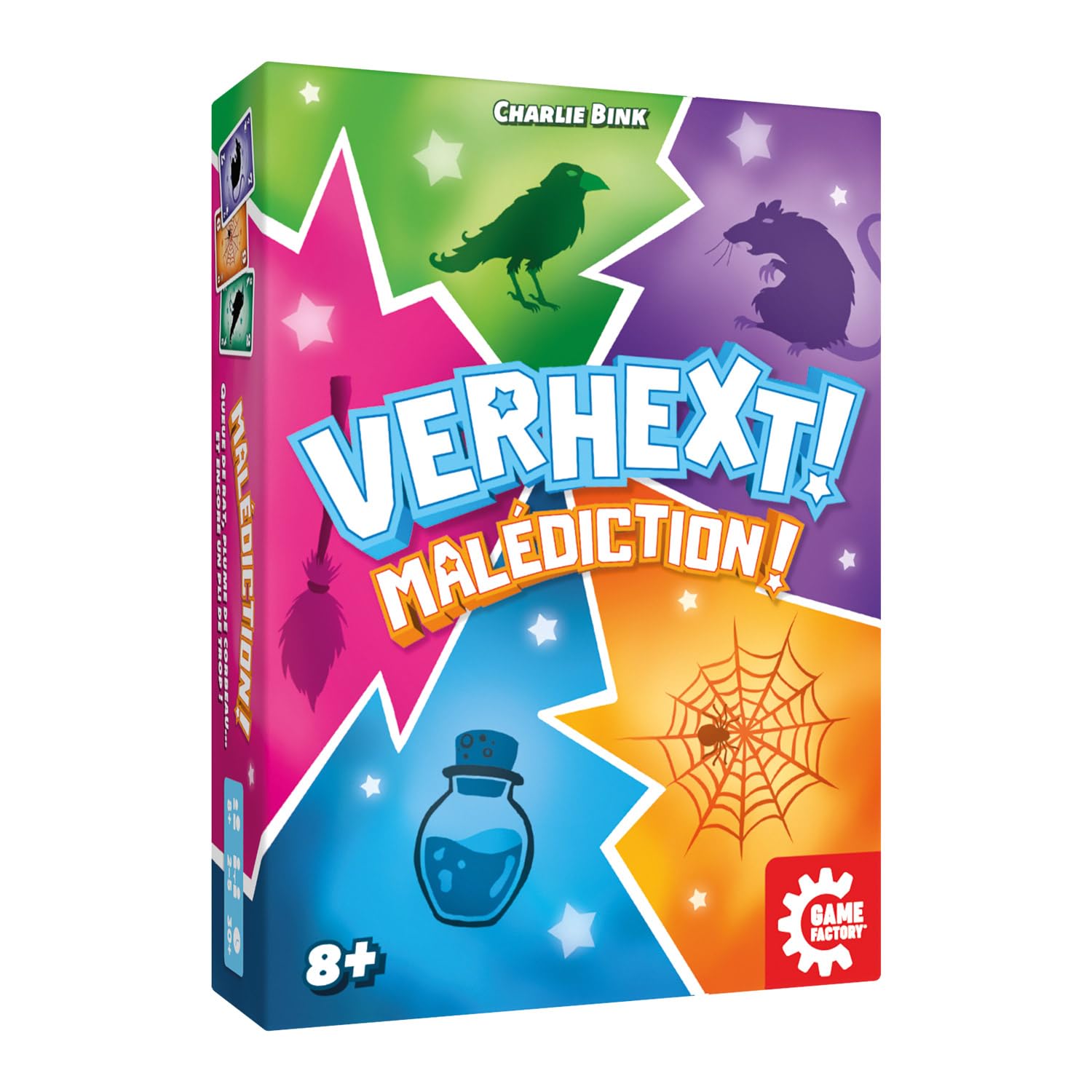 Game Factory 646085 Hext, Stitch Game with Exciting Twist for 3-5 People, Card Game from 8 Years, Family Game