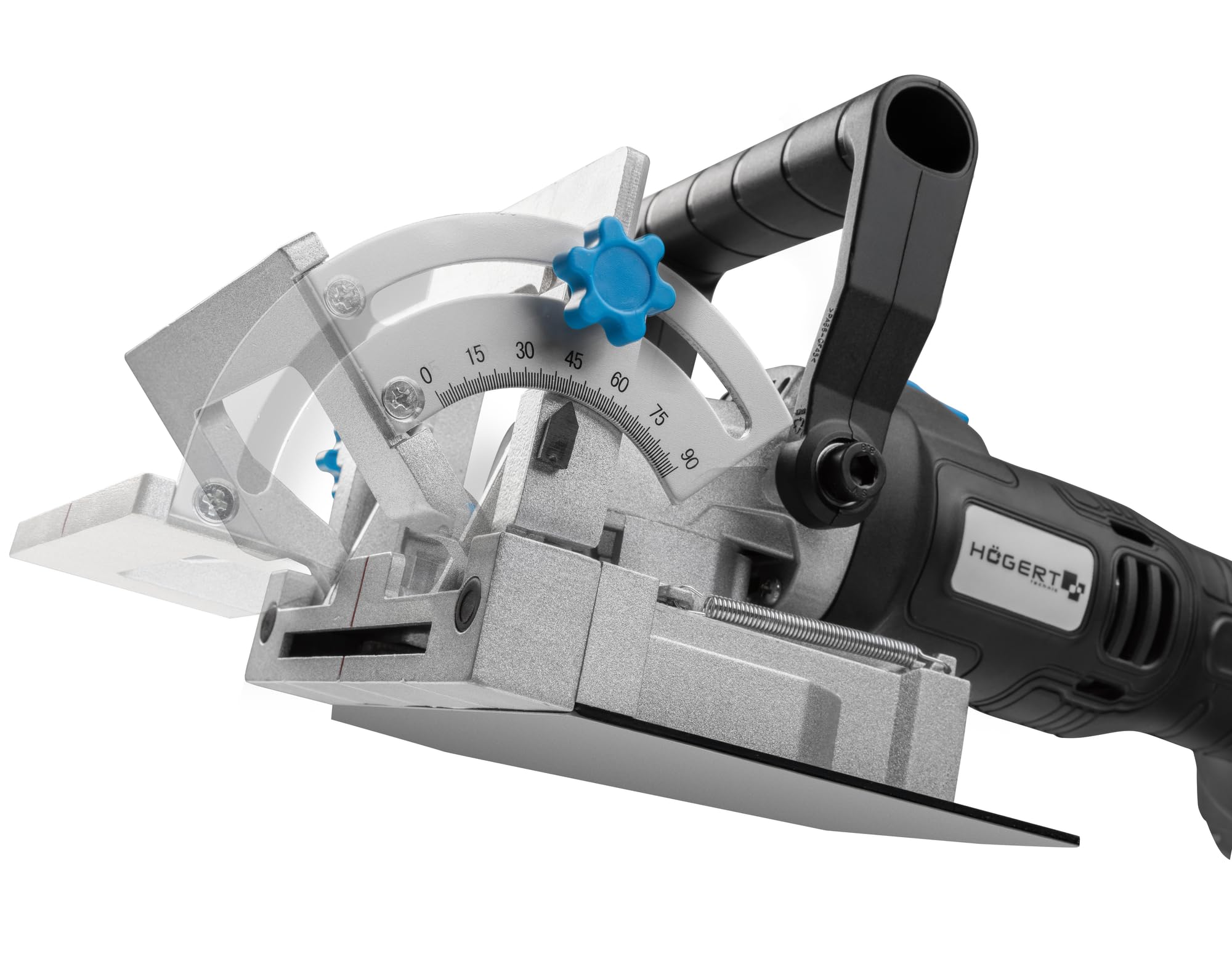 HÖGERT TECHNIK – Fraiseuse à biscuits sans fil 18V OneAccuSystem, assembleuse de lamelles pour bois, fraiseuse de rainures pour assemblages en MDF, 0-11000 tr/min, softgrip, sans batterie