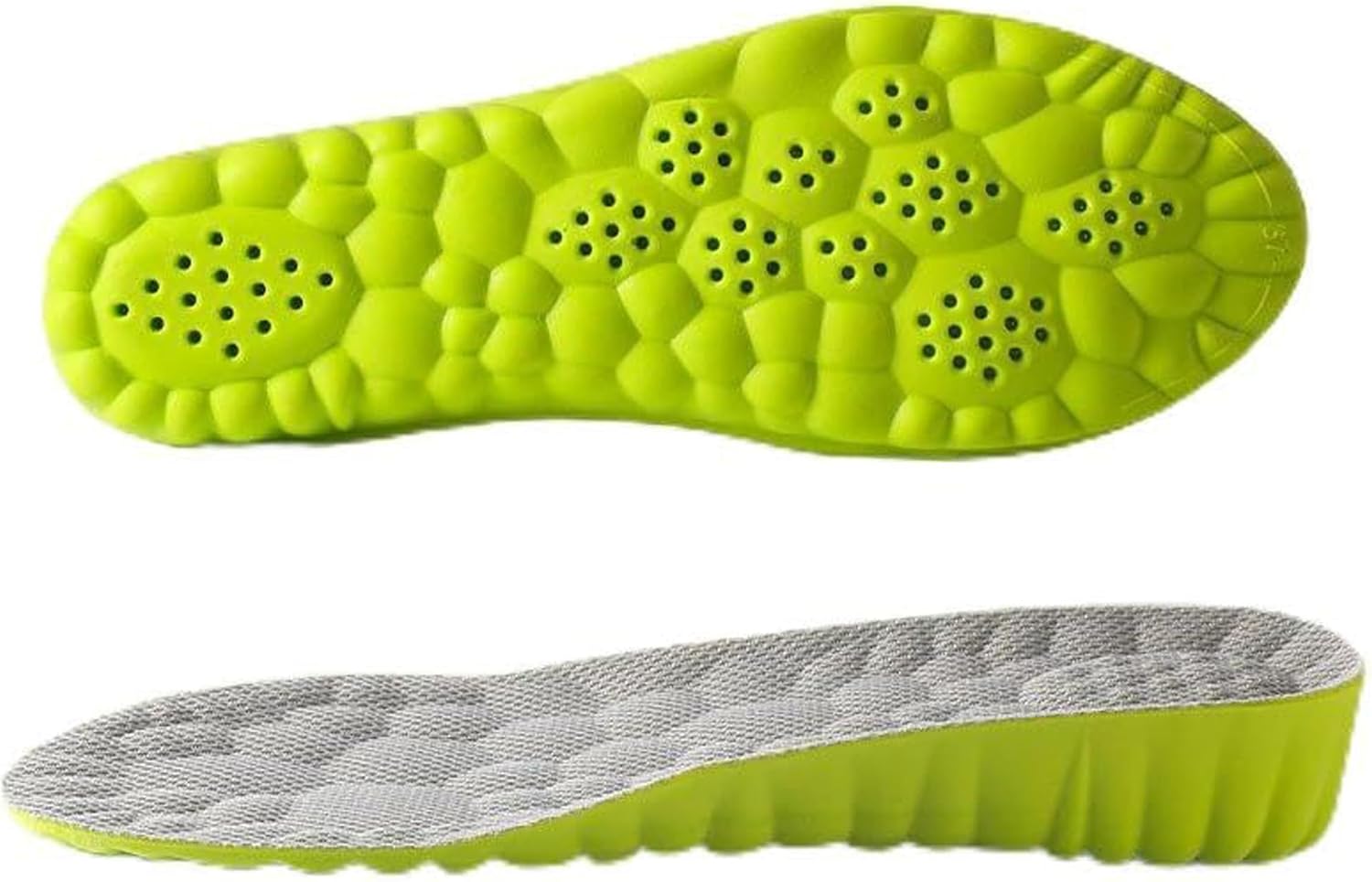 Height Increase Insoles for Men Wowen-4D Cloud Technology Insole-Super Soft Comfort Elevator Insoles, Memory Foam Heel Lift Inserts (Green, Lift 3.5CM/Men: US 8-12) Lift 3.5cm Men: US 8-12