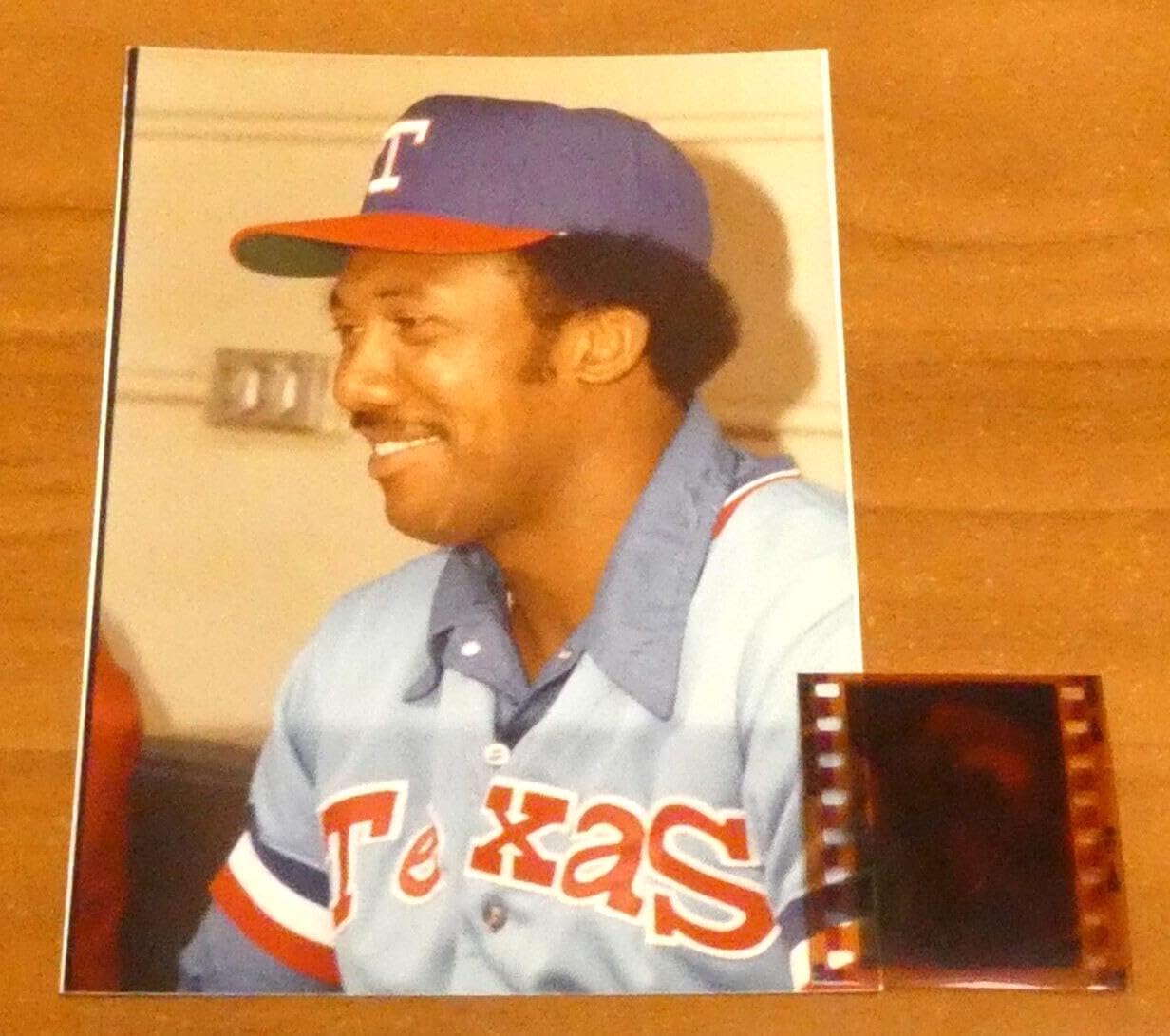 1980's Fergie Jenkins Original Photo and Negative From Topps-Fleer Photographer - Slabbed Baseball Cards