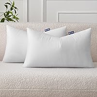 Vista 12 de MIULEE Relleno de almohada de 12 x 12 pulgadas, rellenos de almohada decorativos cuadrados, formas de almohada esponjosas de primera calidad