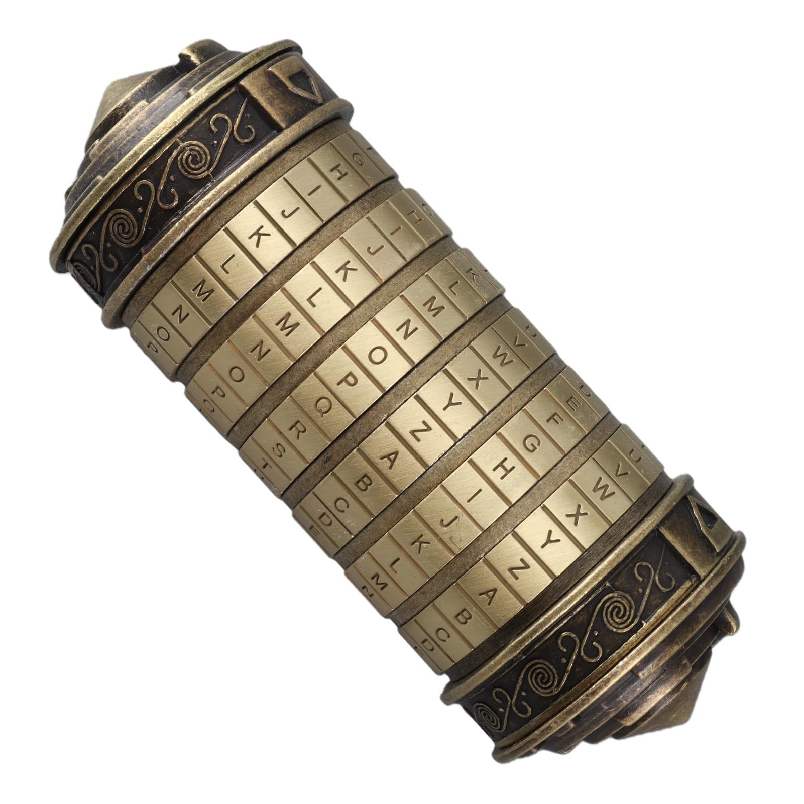 Codice Cryptex Lock Mini Cryptex San Money Puzzle Box Lock per Puzzle Regali di compleanno romantici creativi Materiale metallico