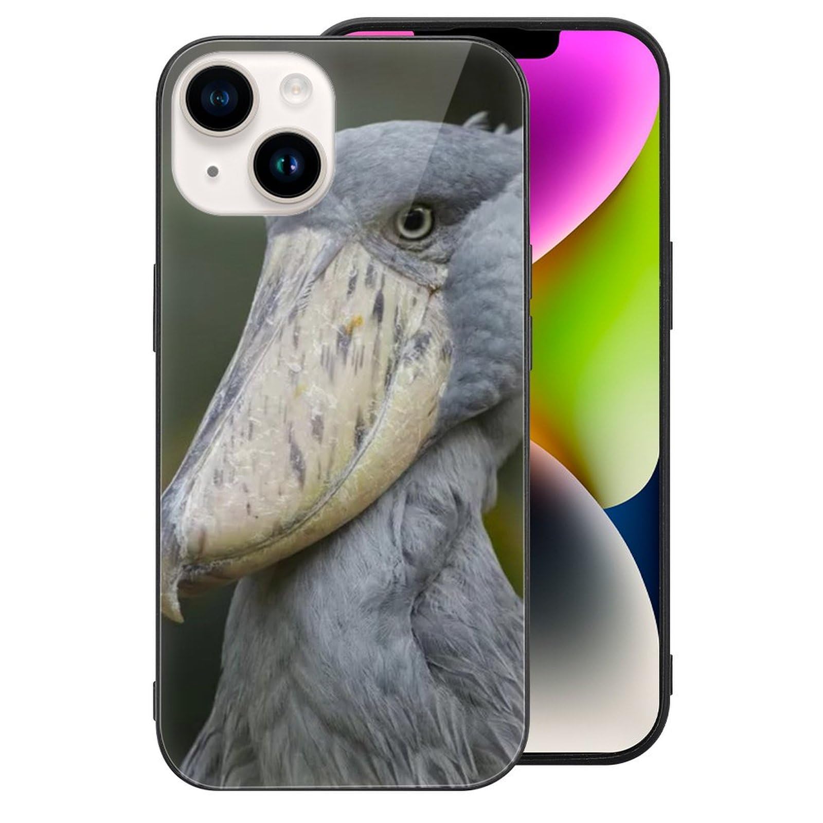 Amazon.co.jp: 鳥類 ハシビロコウ スマホケース iPhone 14 Pro ケース