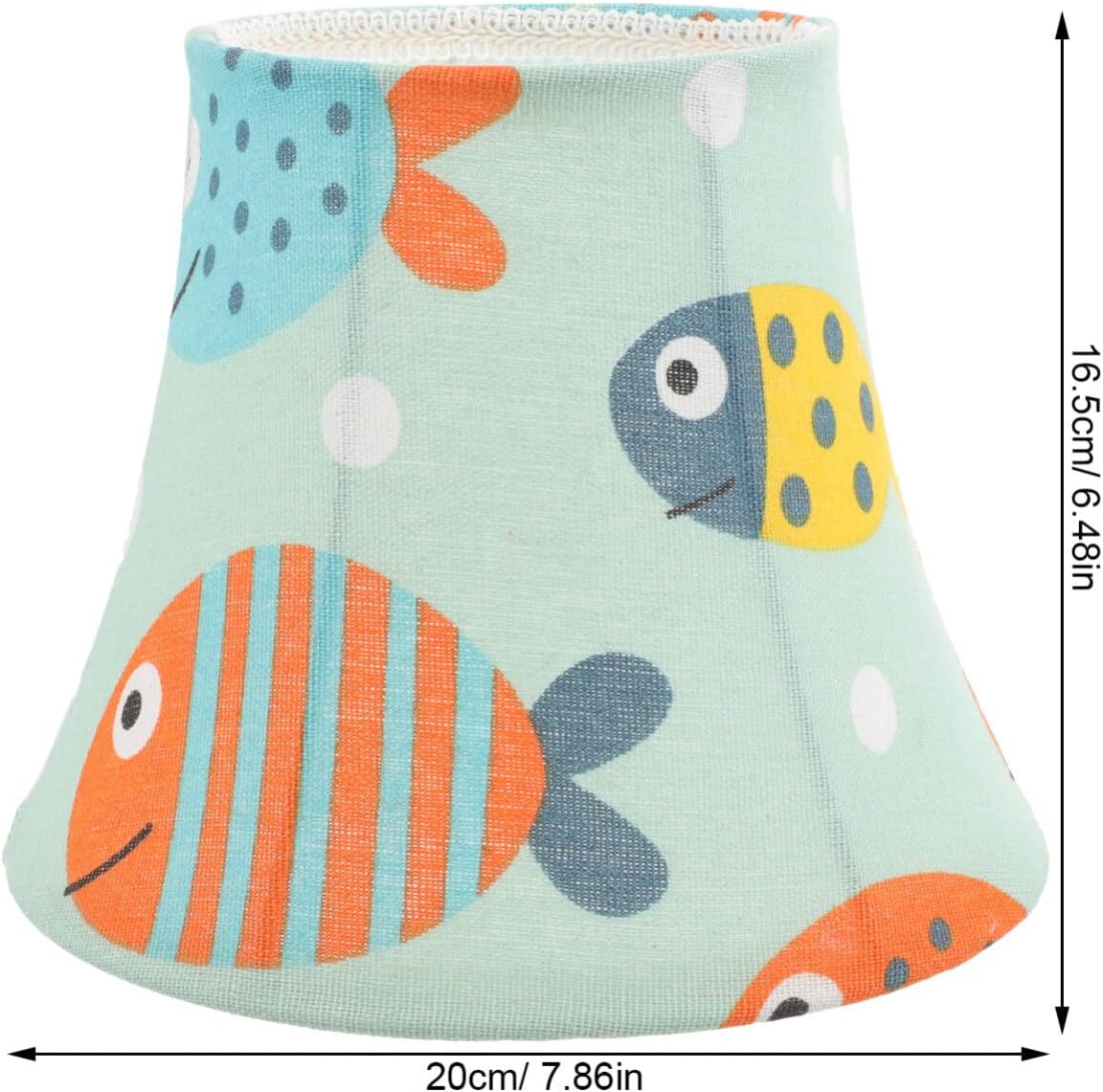 Housoutil Table Lamp Lampshade in Fabric Replacement for Broken Lampshade Decorative Light Fixture for Bedroom Living Room Inn