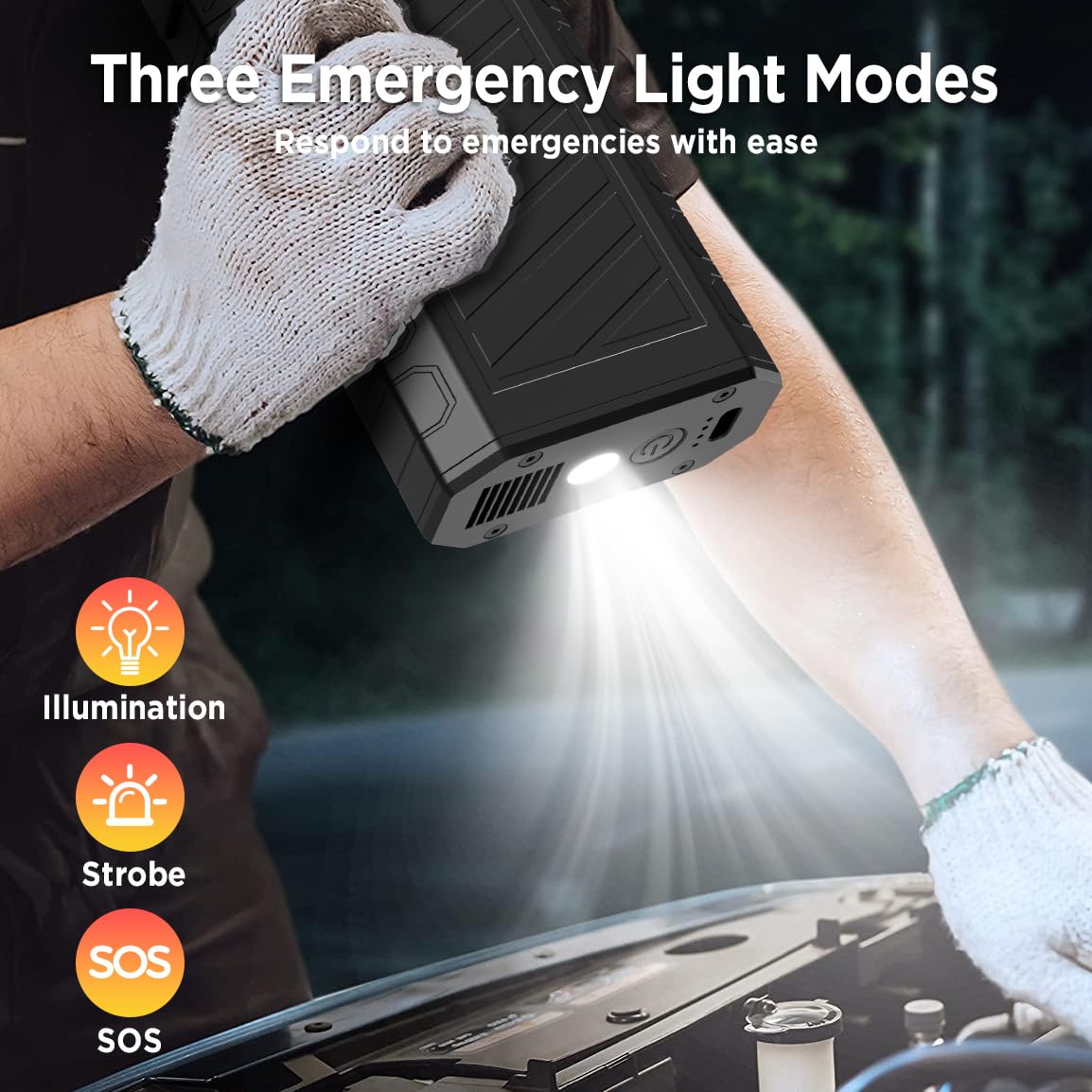 Dépoussiéreur électrique avec lampe de poche, ventilateur à jet puissant, avec moteur sans balais, 3 vitesses réglables - pour clavier, PC, voiture, lit pneumatique et nettoyage de la maison,