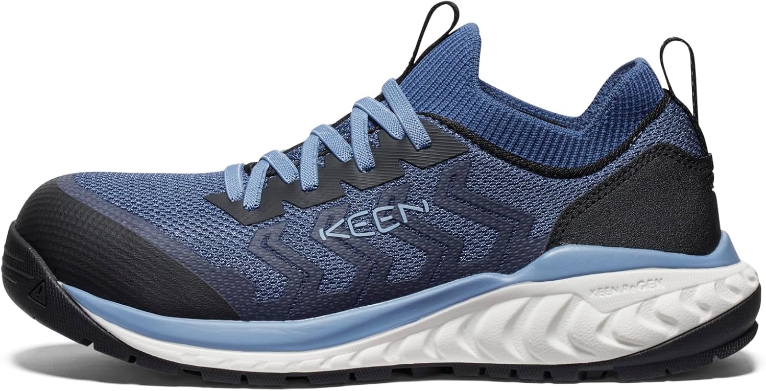 KEEN Utility Womens Arvada Shift Low Height Composite Toe ESD Comfortable Slip on Work Sneakers - Image 3