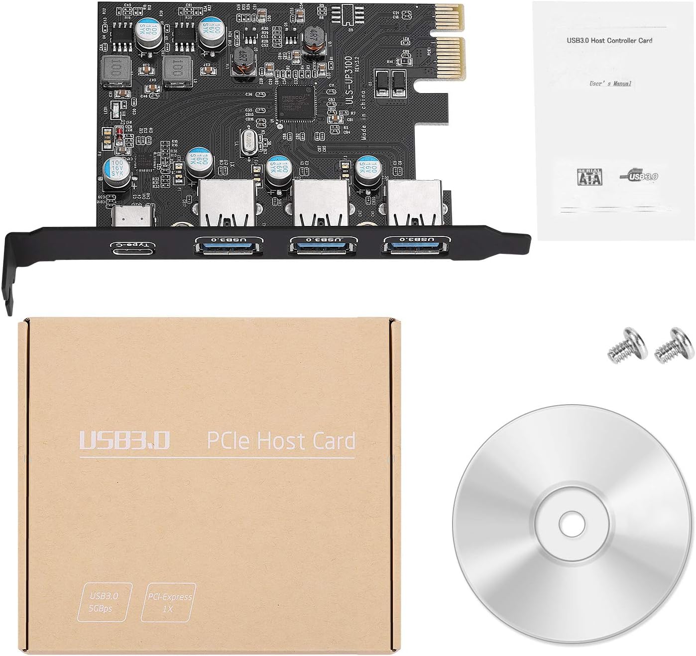 Top Brands YEELIYA PCIe USB 3.0 Card 5Gbps Super Speed with Type C (1)& Type A(3) PCI Express x1 Internal USB Port Cards for Window 7/8/10 and MAC OS 10.8.2 Above One-Day Sale: Up to 80% Off YEELIYA PCIe USB 3.0 Card 5Gbps Super Speed with Type C (1)& Type A(3) PCI Express x1 Internal USB Port Cards for Window 7/8/10 and MAC OS 10.8.2 Above