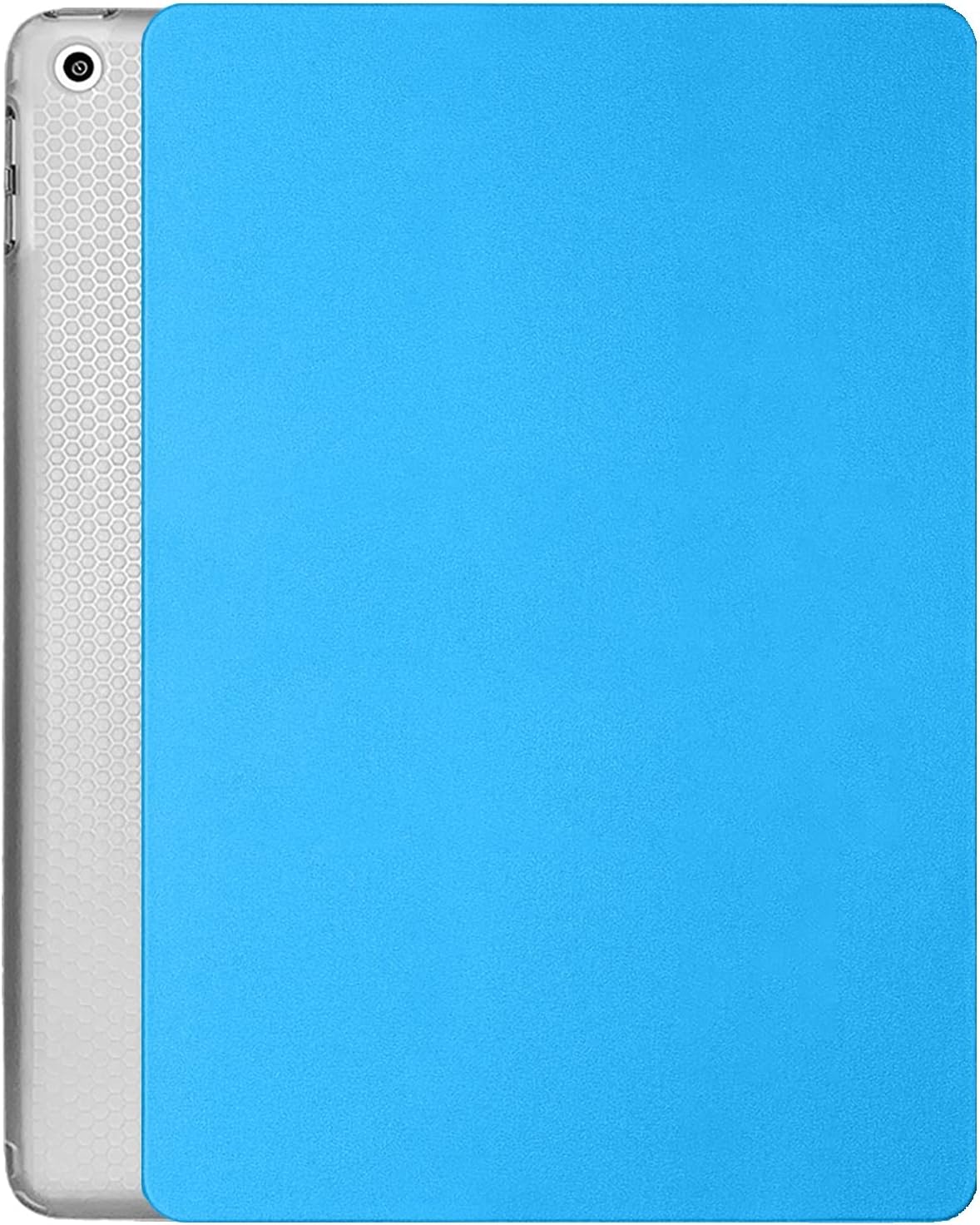 DuraSafe Cases for iPad Mini 8.3 Inch 6 Gen [ Mini 6th Generation 2021 ] A2567 A2568 A2569 MK893LL/A MK8E3LL/A MK8C3LL/A Trifold Smart TPU Transparent Back Cover with Adjustable Stand Feature - Blue