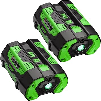 56V 5.0Ah Replacement for EGO 56V Battery BA2800T, 2Pack | Compatible with EGO 56V Power+ Equipment CS1604 CS1804 CS1403 HT2400 LB6504 LB5804 LB6500 LB4800