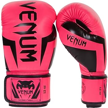 Amazon.co.jp: Venum Elite ボクシンググローブ ピンク 16オンス