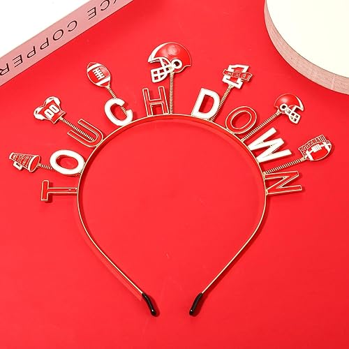 Miniatura 9 de Diadema de béisbol para mujer, accesorios de béisbol para mamá, diadema de toque con letras, moda para el día del juego, accesorio deportivo para el