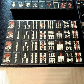 Amazon | 麻雀牌 黒牌 マージャン ブラック 厚さが薄めのサイズ