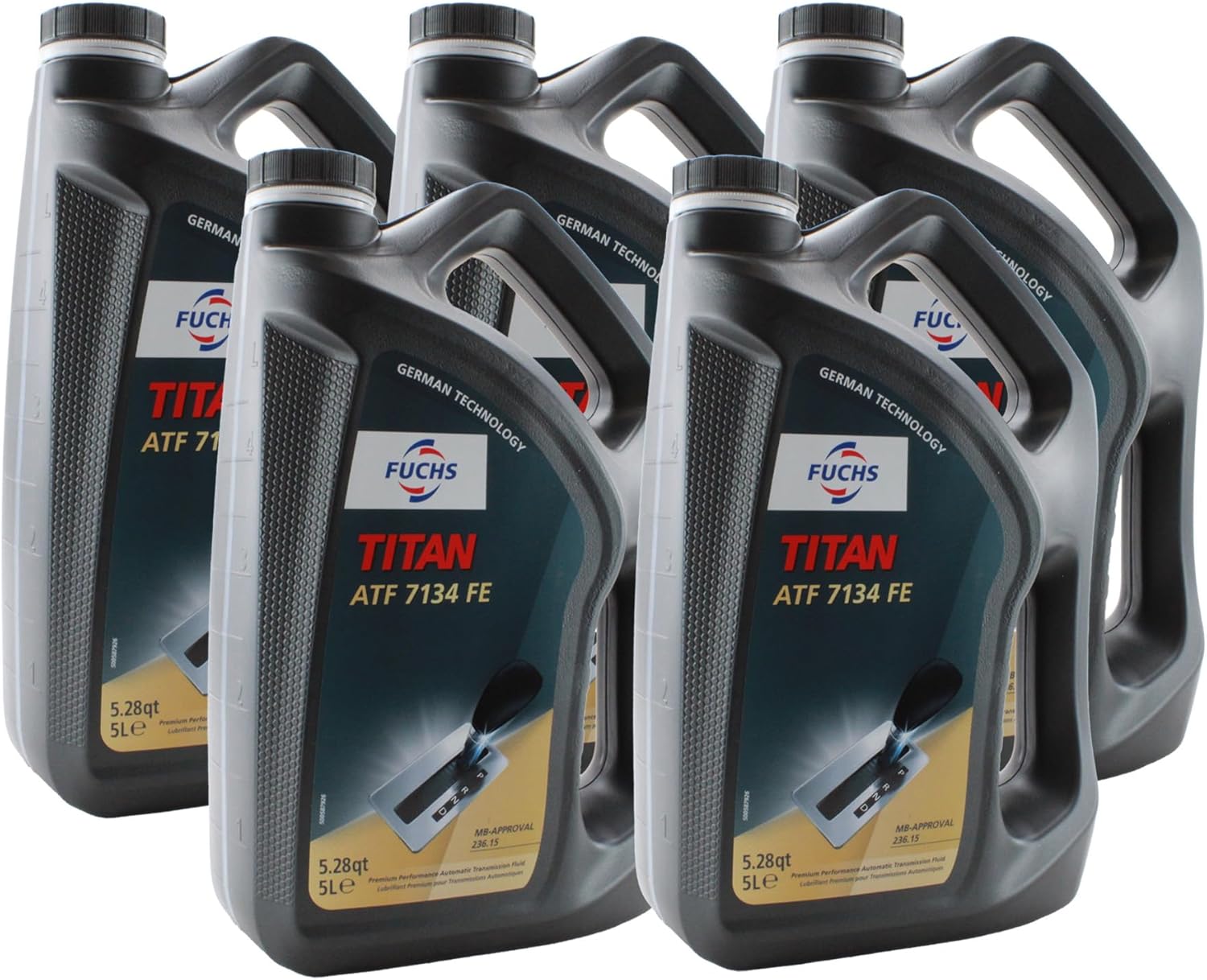 Fuchs 25 Liter TITAN ATF 7134 FE Automatic Transmission Fluid (5 x 5L)