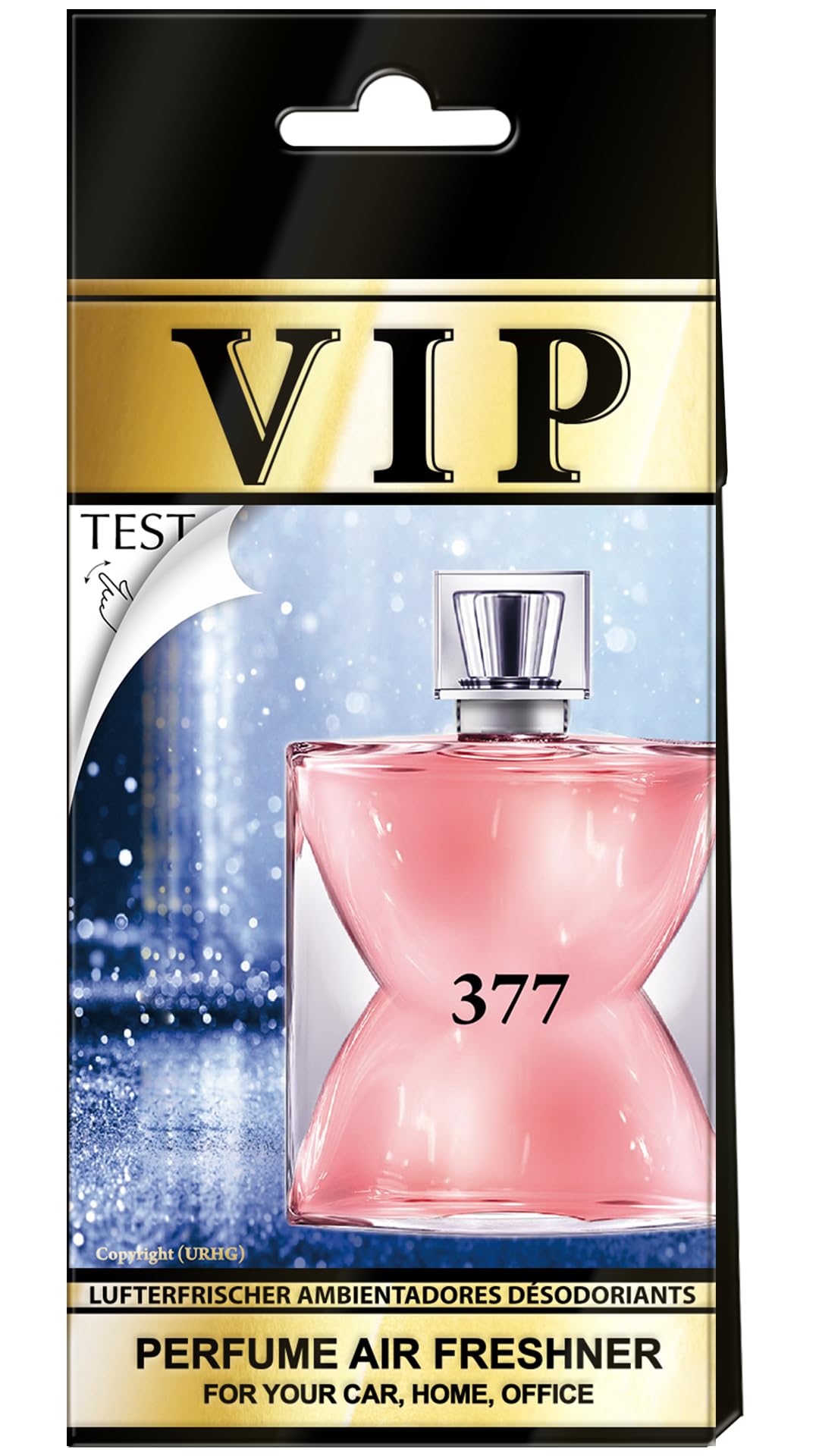 VIP 5 Deodoranti Per Auto E Casa - Profumo Misto Ispirato Ai Designer - Lunga Durata - Con 1 Omaggio - Profumo Di Lusso Per Ambiente
