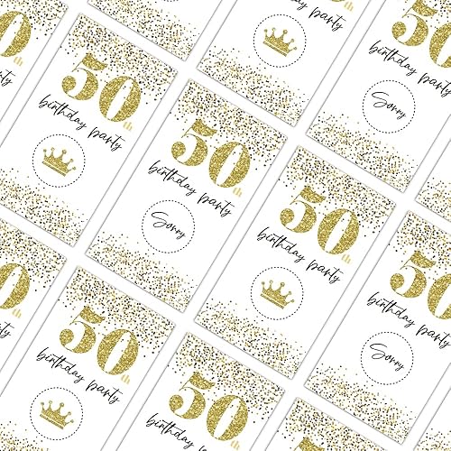 Miniatura 4 de REWIDPARTY Tarjetas de juego para raspar para fiesta de cumpleaños número 50 (32 piezas) para fiesta de cumpleaños número 50, tarjetas rascadoras