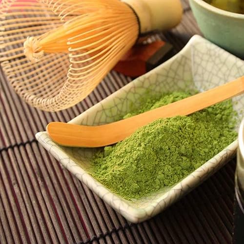 Miniatura 4 de Juego de té matcha japonés, juego único de matcha, batidor de matcha azul y soporte de batidor azul, cuchara de té tradicional, el juego de inicio