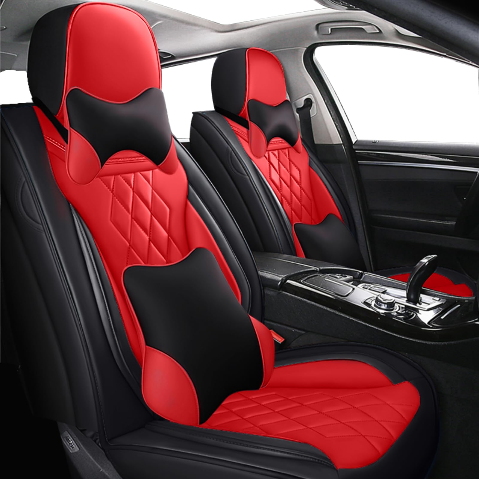 BOJVAIGA Leather Seat Covers (Front Set)