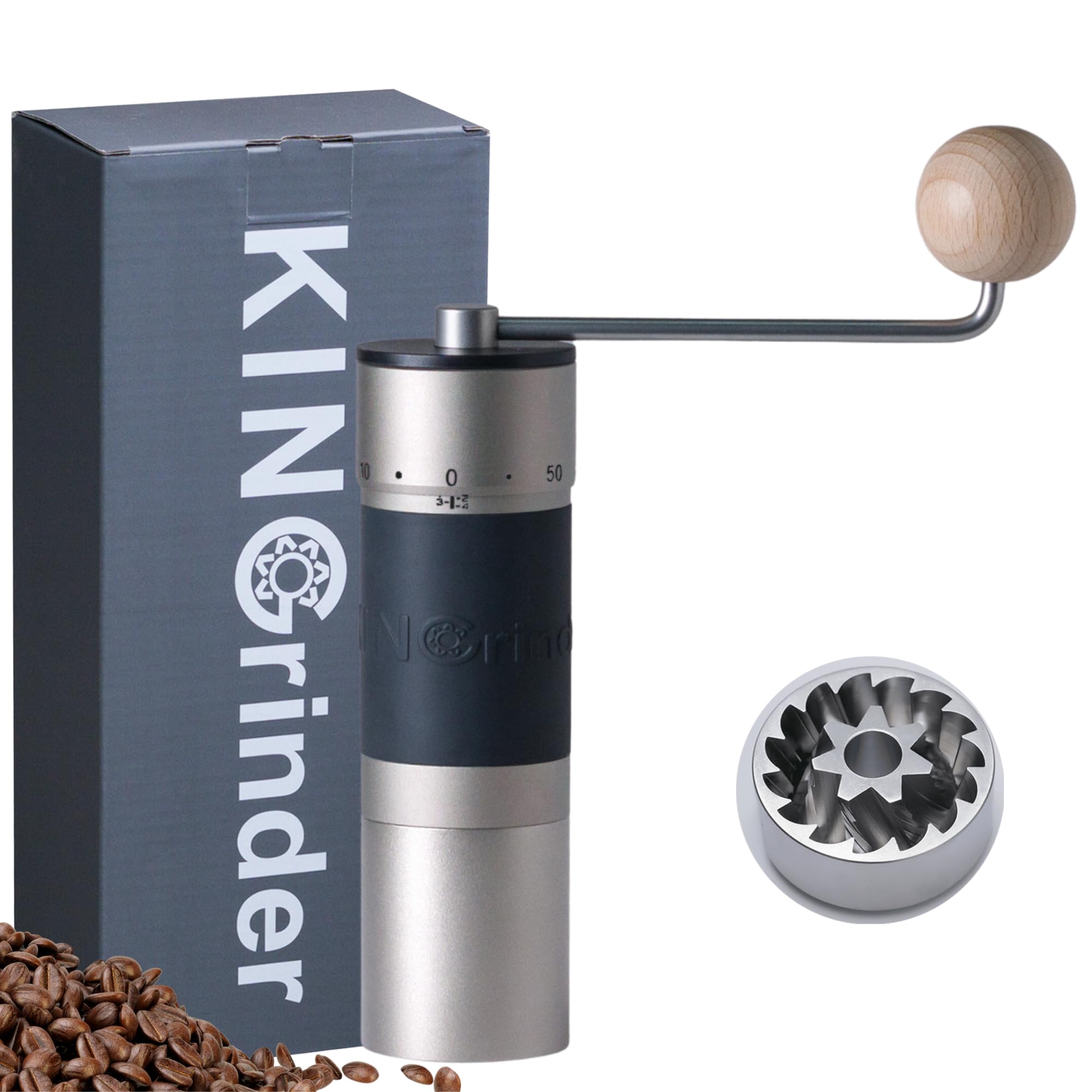 KINGrinder K6 Manual Hand Coffee Grinder