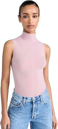 commando Women's Mockneck Sleeveless Thong Bodysuit