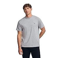 Polo Club Maglietta Basic Grigio Vigorè Cotone con Logo Ricamato Uomo