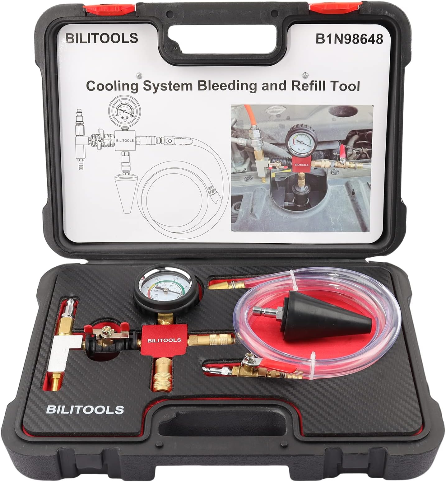 Amazon.com: Engine Cooling System Vacuum Purge & Refill Kit Set ...