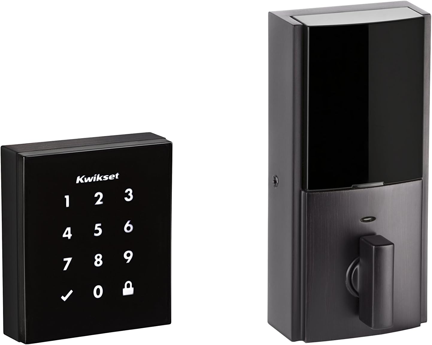 Up To 50% OFF Kwikset 99540-001 Obsidian Keyless Z-Wave Electronic Touchscreen Deadbolt, Satin Nickel