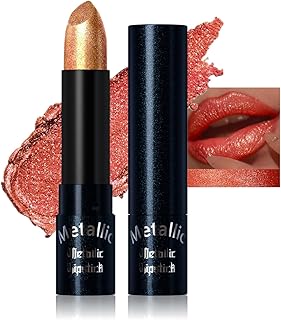 Lápiz labial rojo brillante con diamantes par...