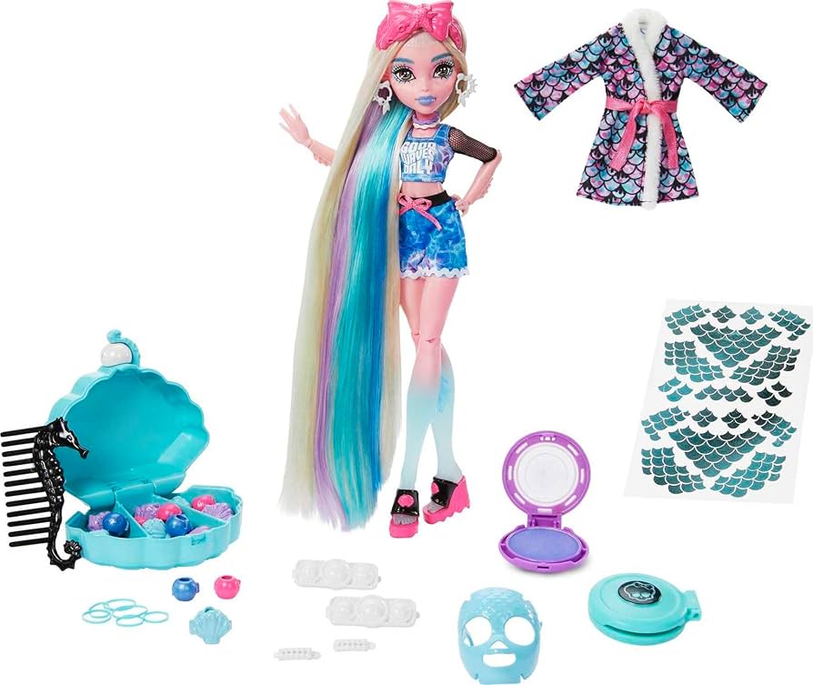 Amazon.com: Monster High Doll, Lagoona Blue Spa Day with