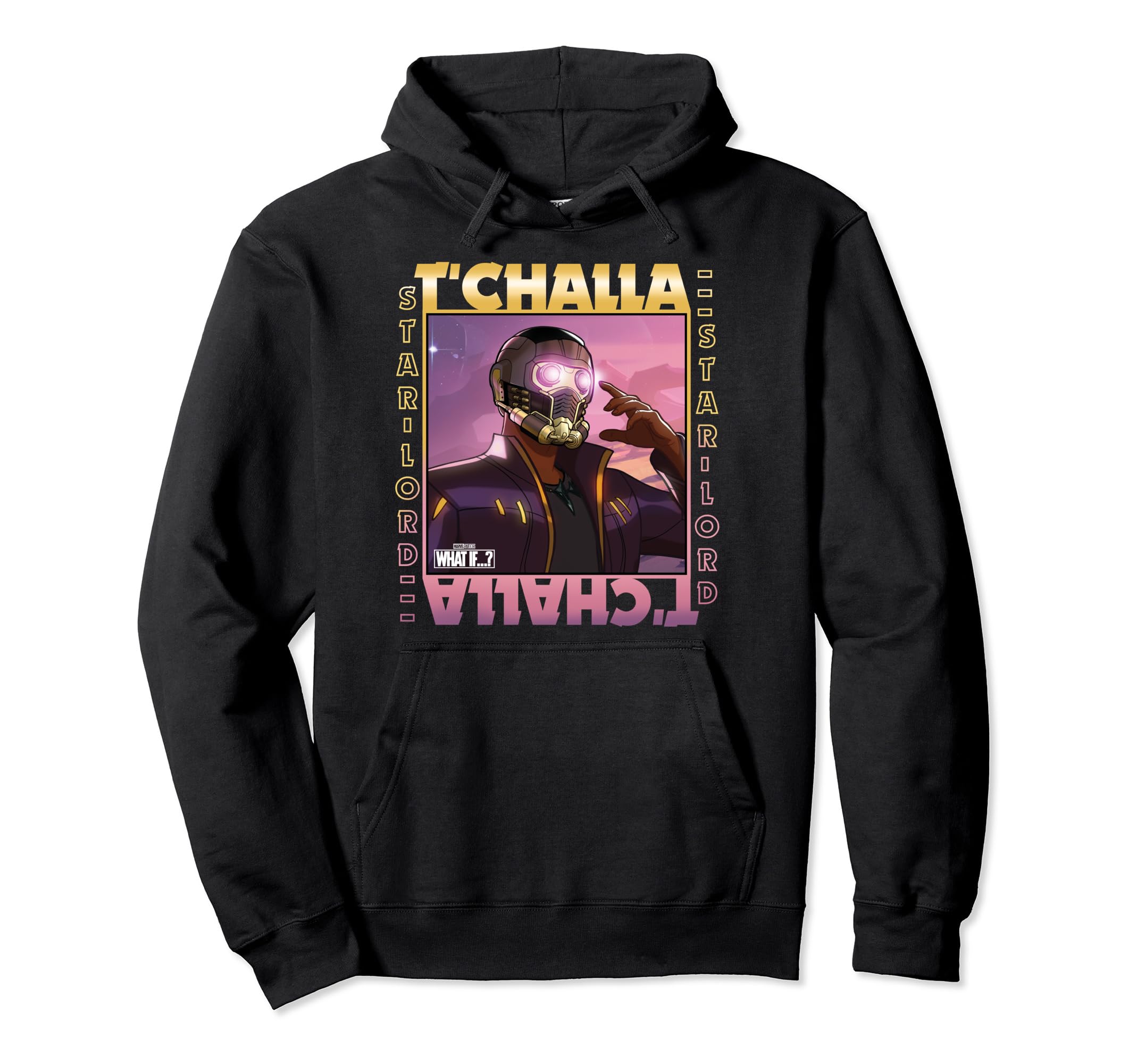 Hoodie Marvel What If T'Challa Starlord Box Up pull original - 2